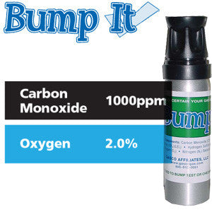 Gasco Multi-Gas Bump-It 327: 2% Oxygen, 1000 ppm Carbon Monoxide, Balance Nitrogen