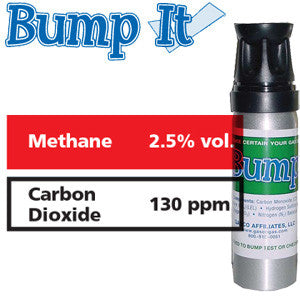 Gasco Multi-Gas Bump-It 351: 2.5% vol. Methane, 130 ppm Carbon Dioxide, Balance Nitrogen