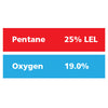 Gasco Multi-Gas 312: 25% LEL Pentane, 19% Oxygen, Balance Nitrogen