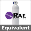 RAE Systems 600-0060-000 Bump Test Gas: 50% LEL Methane, 15% Oxygen, 100 ppm Carbon Monoxide, 50 ppm Hydrogen Sulfide, Balance Nitrogen