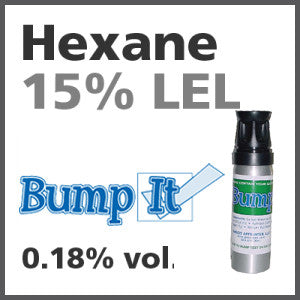 Hexane 15% LEL Bump-It Gas - 0.18% vol. (C6H14)