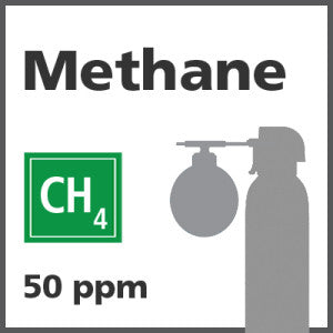 Methane Bump Test Gas - 50 PPM (CH4)