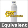 BW Technologies CG-BUMP2 Bump Test Gas: 2.2 % vol. Methane, 20.9% Oxygen, 100 ppm Carbon Monoxide, 25 ppm Hydrogen Sulfide, Balance Nitrogen