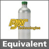BW Technologies CG-QT34-1 Calibration Gas: 2.5% vol. Methane, 18% Oxygen, 100 ppm Carbon Monoxide, 25 ppm Hydrogen Sulfide, 0.5% Carbon Dioxide, Balance Nitrogen