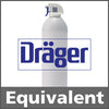 Draeger 4594633 Methane 50% LEL Bump Test Gas - 2.5% vol. (CH4)