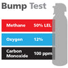 Gasco Multi-Gas Bump Test 348: 50% LEL Methane, 12% Oxygen, 100 ppm Carbon Monoxide, Balance Nitrogen