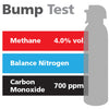 Gasco Multi-Gas Bump Test 350: 4.0% vol. Methane, 700 ppm Carbon Monoxide, Balance Nitrogen