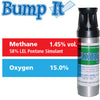 Gasco Multi-Gas Bump-It 314: 1.45% vol. Methane (58% LEL Pentane Equivalent), 15% Oxygen, Balance Nitrogen
