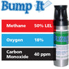 Gasco Multi-Gas Bump-It 326: 50% LEL Methane, 18% Oxygen, 40 ppm Carbon Monoxide, Balance Nitrogen