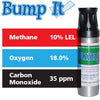 Gasco Multi-Gas Bump-It 390: 10% LEL Methane, 18% Oxygen, 35 ppm Carbon Monoxide, Balance Nitrogen