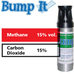 Gasco Multi-Gas Bump-It 399S: 15% vol. Methane, 15% Carbon Dioxide, Balance Nitrogen