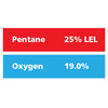 Gasco Multi-Gas 312: 25% LEL Pentane, 19% Oxygen, Balance Nitrogen