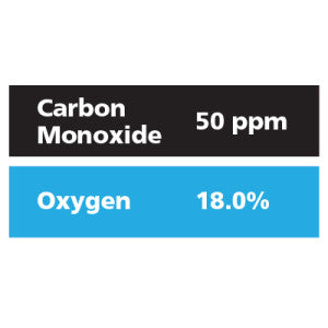 Gasco Multi-Gas 374: 18% Oxygen, 50 ppm Carbon Monoxide, Balance Nitrogen