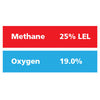Gasco Multi-Gas 384: 25% LEL Methane, 19% Oxygen, Balance Nitrogen