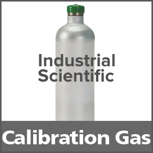 Industrial Scientific 1810-5452 Nitrogen Dioxide Equivalent Calibration Gas - 25 ppm (NO2) 34L
