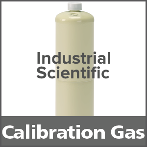 Industrial Scientific 1810-9190 Equivalent Calibration Gas: 25% LEL Pentane, 18% Oxygen, 100 ppm Carbon Monoxide, Balance Nitrogen