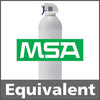 MSA 814559 Bump Test Gas: 1.3% vol. Methane, 52% LEL Pentane, (52% LEL Pentane Equivalent), 15% Oxygen, 300 ppm Carbon Monoxide, 25 ppm Hydrogen Sulfide, Balance Nitrogen