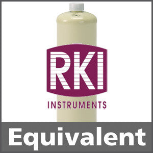 RKI Instruments 81-0090RK Calibration Gas: 50% LEL Methane, 12% Oxygen, 50 ppm Carbon Monoxide, Balance Nitrogen