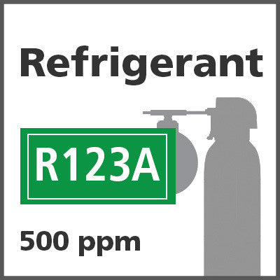 Refrigerant R123A Bump Test Gas - 500 PPM