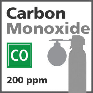 Carbon Monoxide Bump Test Gas - 200 PPM (CO)