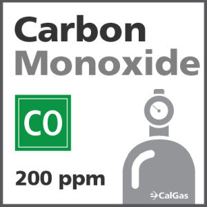 Carbon Monoxide Calibration Gas - 200 PPM (CO)