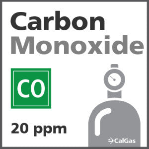 Carbon Monoxide Calibration Gas - 20 PPM (CO)
