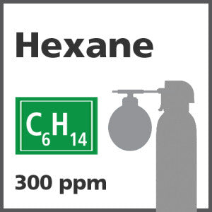Hexane Bump Test Gas - 300 PPM (C6H14)