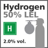 Hydrogen 50% LEL Bump Test Gas - 2.0% vol. (H)