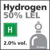 Hydrogen 50% LEL Calibration Gas - 2.0% vol. (H)