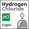Hydrogen Chloride Calibration Gas - 5 ppm (HCl)
