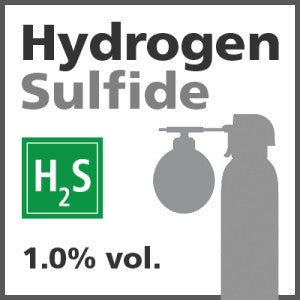 Hydrogen Sulfide Bump Test Gas - 1% vol. (H2S)