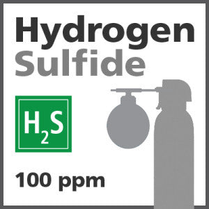 Hydrogen Sulfide Bump Test Gas - 100 ppm (H2S)