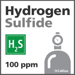 Hydrogen Sulfide Calibration Gas - 100 ppm (H2S)