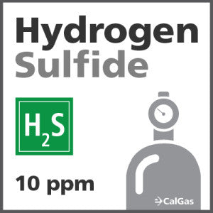 Hydrogen Sulfide Calibration Gas - 10 ppm (H2S)