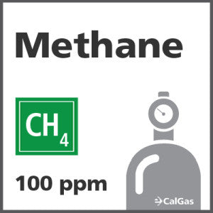 Methane Calibration Gas - 100 PPM (CH4)