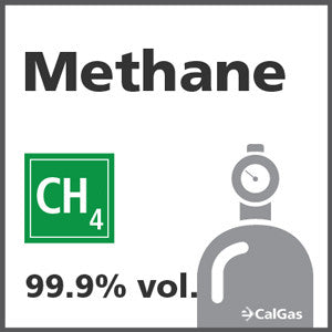 Methane Calibration Gas - 99.999% vol. (CH4)