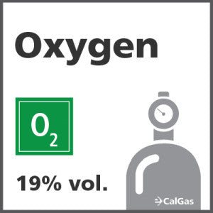 Oxygen Calibration Gas - 19% vol. (O2)