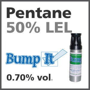 Pentane 50% LEL* Bump-It Gas - 0.70% vol. (C5H12)