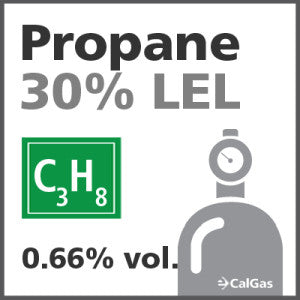 Propane 30% LEL Calibration Gas - 0.66% vol. (C3H8)