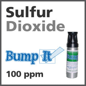 Sulfur Dioxide Bump-It Gas - 100 ppm (SO2)