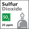 Sulfur Dioxide Calibration Gas - 25 ppm (SO2)