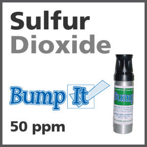 Sulfur Dioxide Bump-It Gas - 50 ppm (SO2)