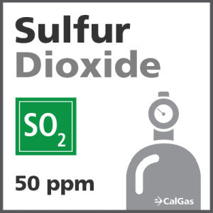 Sulfur Dioxide Calibration Gas - 50 ppm (SO2)