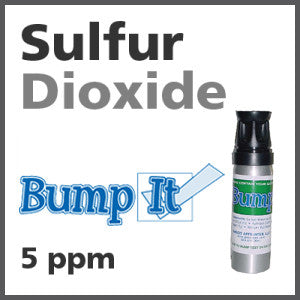 Sulfur Dioxide Bump-It Gas - 5 ppm (SO2)
