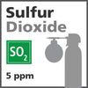 Sulfur Dioxide Bump Test Gas - 5 ppm (SO2)