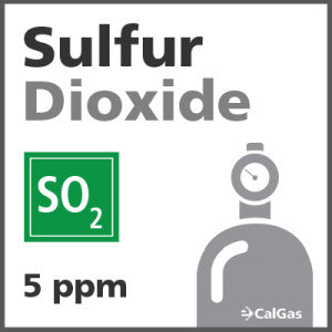 Sulfur Dioxide Calibration Gas - 5 ppm (SO2)
