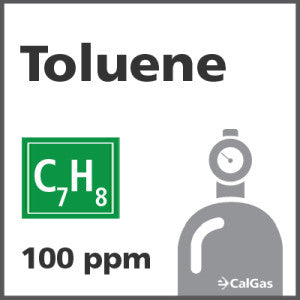 Toluene Calibration Gas - 100 PPM (C7H8)